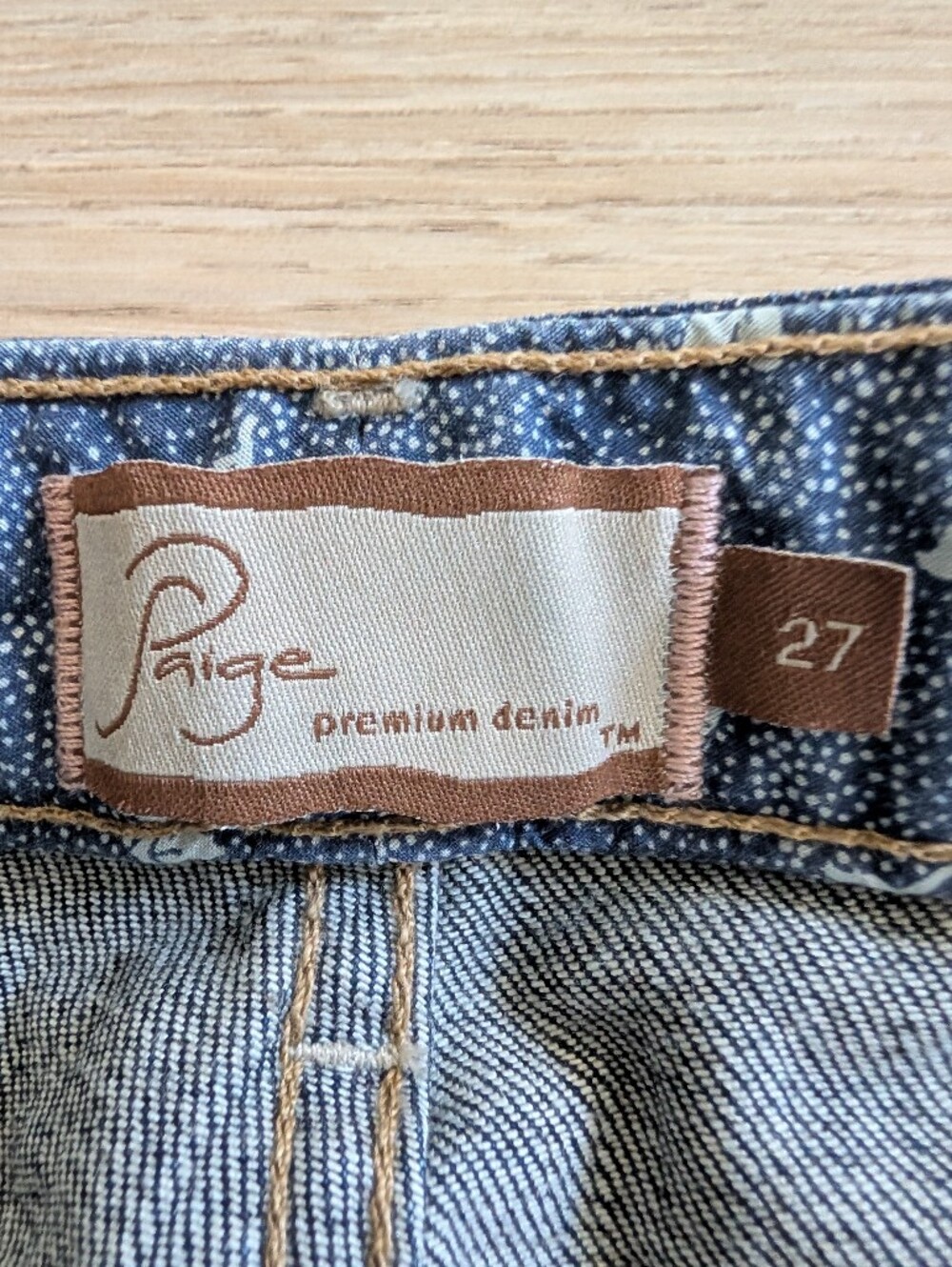 Paige Premium Denim jeans "Benedict Canyon" style Size 27 - Picture 6 of 7